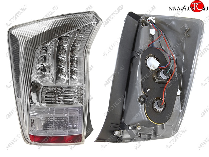 4 299 р. Левый фонарь SAT  Toyota Prius  XW30 (2009-2011) дорестайлинг  с доставкой в г. Вологда