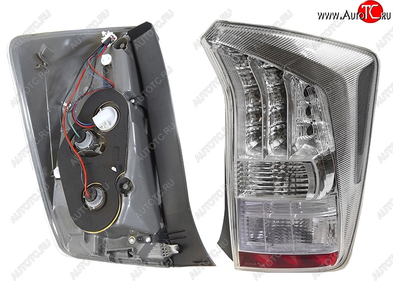 4 399 р. Правый фонарь SAT Toyota Prius XW30 дорестайлинг (2009-2011)  с доставкой в г. Вологда