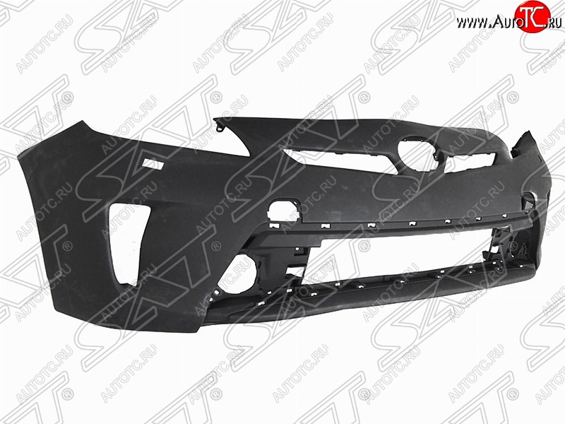 24 599 р. Передний бампер SAT (под туманки и омыватели, Тайвань) Toyota Prius Alfa лифтбек рестайлинг (2011-2015) (Неокрашенный)  с доставкой в г. Вологда