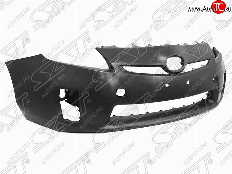 4 199 р. Передний бампер SAT (Китай) Toyota Prius XW30 дорестайлинг (2009-2011) (Неокрашенный)  с доставкой в г. Вологда