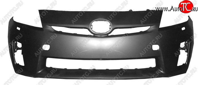 4 199 р. Бампер передний (с отверстиями под омыватель) SAT  Toyota Prius  XW30 (2009-2011) дорестайлинг (Неокрашенный)  с доставкой в г. Вологда