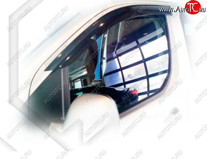 1 839 р. Дефлектора окон CA-Plastic  Toyota ProAce  2 (2016-2025) (Classic полупрозрачный, Без хром.молдинга)  с доставкой в г. Вологда