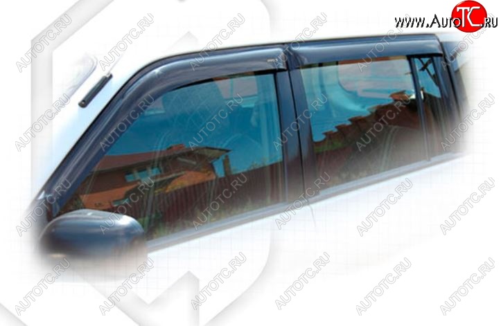 1 999 р. Дефлектора окон CA-Plastic Toyota Probox (2002-2014) (Classic полупрозрачный, Без хром.молдинга, Крепление только на скотч)  с доставкой в г. Вологда