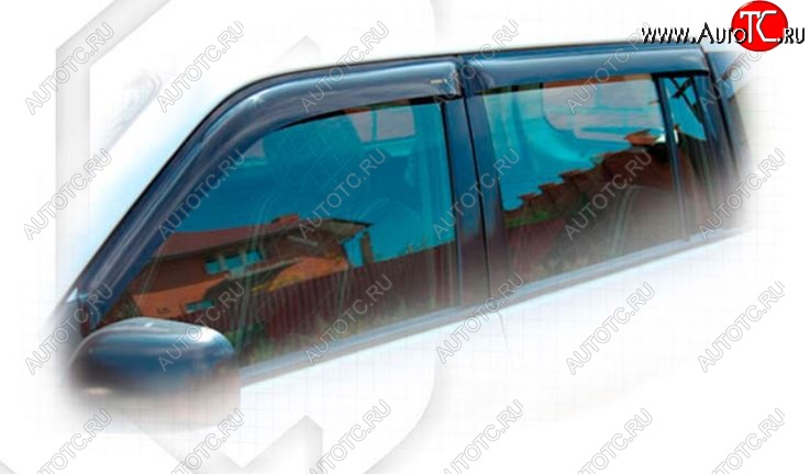 1 999 р. Дефлектор капота CA-Plastiс  Toyota Probox  рестайлинг (2014-2025) (Classic полупрозрачный, Без хром.молдинга)  с доставкой в г. Вологда
