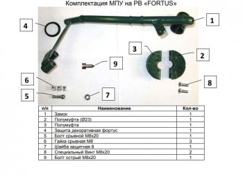 27 р. Замок рулевого вала FORTUS (бесштыревой) Toyota RAV4 XA40 5 дв. рестайлинг (2015-2019)  с доставкой в г. Вологда. Увеличить фотографию 3