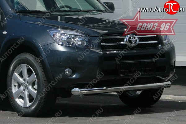 11 159 р. Защита переднего бампера одинарная Souz-96 (d76) Toyota RAV4 XA305 5 дв. дорестайлинг (2005-2009)  с доставкой в г. Вологда