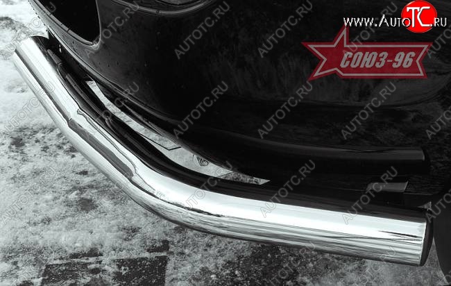6 029 р. Защита заднего бампера из боковых уголков Souz-96 (d60) Toyota RAV4 XA305 5 дв. дорестайлинг (2005-2009)  с доставкой в г. Вологда
