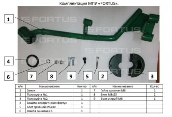 36 549 р. Замок рулевого вала FORTUS (бесштыревой) Toyota RAV4 XA50 5 дв. дорестайлинг (2018-2025)  с доставкой в г. Вологда. Увеличить фотографию 3