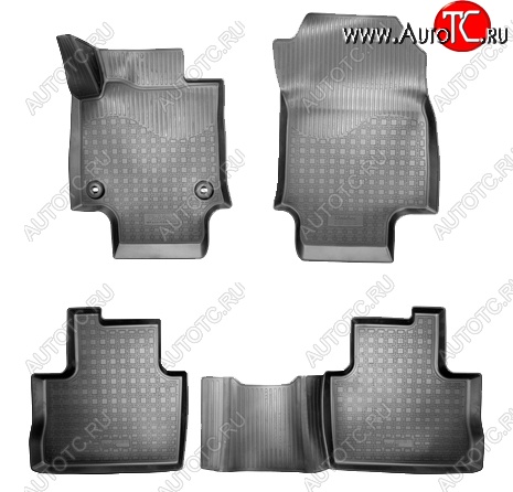 2 399 р. Коврики салонные (МКПП) Norplast Toyota RAV4 XA50 5 дв. дорестайлинг (2018-2025) (Черный)  с доставкой в г. Вологда