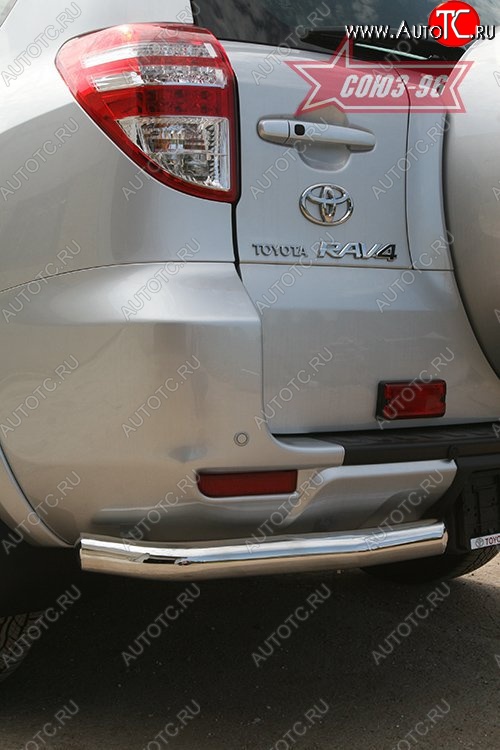 9 584 р. Защита заднего бампера из боковых уголков Souz-96 (d60) Toyota RAV4 XA30 5 дв. удлиненный 2-ой рестайлинг (2010-2013)  с доставкой в г. Вологда