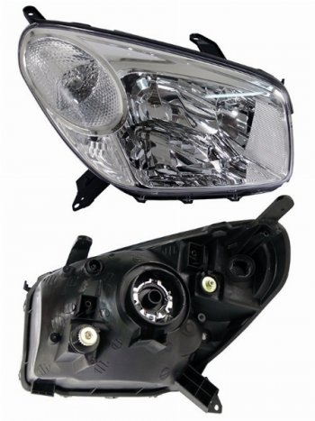 Правая фара (белый поворот) SAT Toyota RAV4  CA20 (2003-2005) 3 дв. рестайлинг, 5 дв. рестайлинг