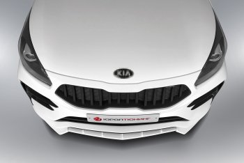 2 899 р. Сплиттер переднего бампера QUASAR KIA Rio 4 FB дорестайлинг седан (2016-2020) (Неокрашенный)  с доставкой в г. Вологда. Увеличить фотографию 2