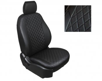 Чехлы Seintex (экокожа/ромб) Toyota RAV4 XA40 5 дв. дорестайлинг (2012-2015)