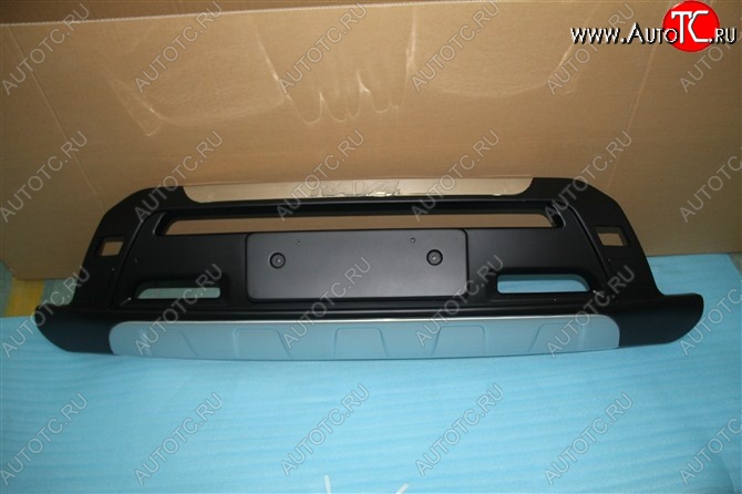 6 599 р. Накладка на передний бампер SuvStyle v1 Toyota RAV4 XA30 5 дв. 2-ой рестайлинг (2010-2013) (Неокрашенная)  с доставкой в г. Вологда