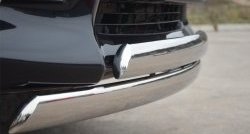 16 849 р. Защита переднего бампера (2 трубыØ75х42 мм, нержавейка) Russtal Toyota RAV4 XA30 5 дв. 2-ой рестайлинг (2010-2013)  с доставкой в г. Вологда. Увеличить фотографию 3