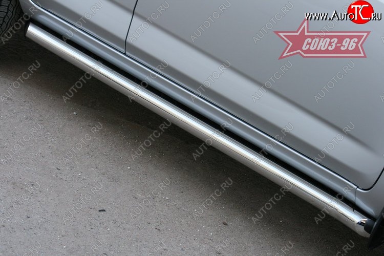 11 339 р. Защита порогов Souz-96 (d60) Toyota RAV4 XA30 5 дв. 2-ой рестайлинг (2010-2013)  с доставкой в г. Вологда