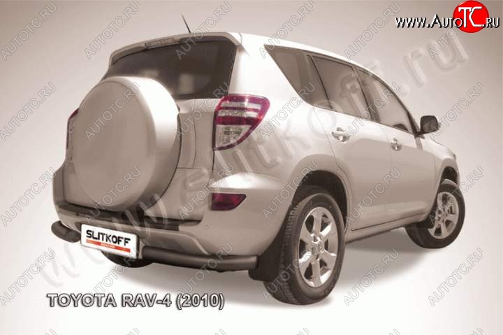 6 699 р. Уголки d76 Toyota RAV4 XA30 5 дв. 2-ой рестайлинг (2010-2013) (Цвет: серебристый)  с доставкой в г. Вологда