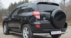 13 949 р. Защита заднего бампера (Ø63 мм, нержавейка) SLITKOFF Toyota RAV4 XA30 5 дв. 2-ой рестайлинг (2010-2013)  с доставкой в г. Вологда. Увеличить фотографию 4