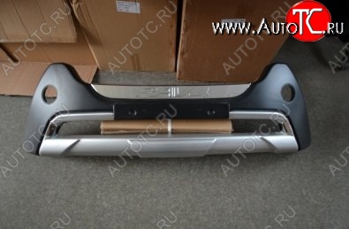 14 399 р. Накладка на передний бампер CT v3 Toyota RAV4 XA40 5 дв. дорестайлинг (2012-2015) (Неокрашенная)  с доставкой в г. Вологда
