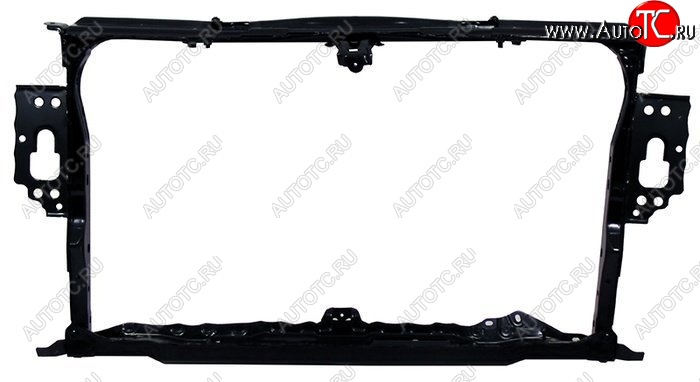 5 849 р. Рамка радиатора (телевизор) SAT Toyota RAV4 XA40 5 дв. дорестайлинг (2012-2015) (Неокрашенная)  с доставкой в г. Вологда