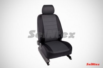5 999 р. Чехлы на сиденья из экокожи Seintex Toyota RAV4 XA40 5 дв. дорестайлинг (2012-2015) (Цвет: черный/черный)  с доставкой в г. Вологда. Увеличить фотографию 5