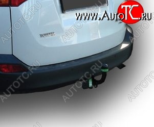 8 549 р. Фаркоп Лидер Плюс. Toyota RAV4 XA40 5 дв. дорестайлинг (2012-2015) (Без электропакета)  с доставкой в г. Вологда