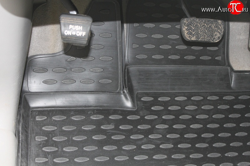 12 599 р. Коврики в салон Element 4 шт. (полиуретан) Toyota Sienna XL20 дорестайлинг (2003-2006) (Серые)  с доставкой в г. Вологда