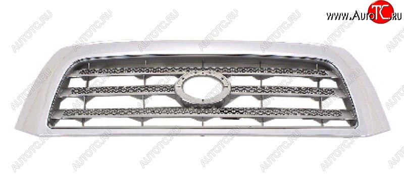 13 749 р. Решётка радиатора SAT Toyota Tundra XK50 дорестайлинг (2007-2009) (Хром)  с доставкой в г. Вологда