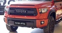 1 249 р. Реснички на фары RA Toyota Tundra XK50 2-ой рестайлинг (2013-2022) (Неокрашенные)  с доставкой в г. Вологда. Увеличить фотографию 5