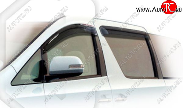 2 159 р. Дефлектора окон CA-Plastiс  Toyota Vellfire (2008-2015) (Classic полупрозрачный)  с доставкой в г. Вологда