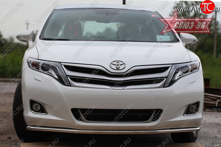 11 699 р. Защита переднего бампера одинарная Souz-96 (d42) Toyota Venza GV10 дорестайлинг (2008-2012)  с доставкой в г. Вологда