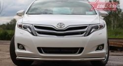 14 219 р. Защита переднего бампера одинарная Souz-96 (d60) Toyota Venza GV10 дорестайлинг (2008-2012)  с доставкой в г. Вологда. Увеличить фотографию 3