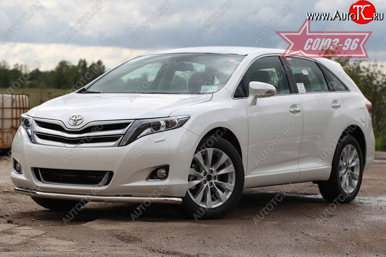 14 219 р. Защита переднего бампера одинарная Souz-96 (d60) Toyota Venza GV10 дорестайлинг (2008-2012)  с доставкой в г. Вологда