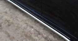 12 299 р. Защита порогов из круглой трубы диаметром 63 мм Russtal Toyota Venza GV10 рестайлинг (2012-2016) (Защита порогов с со скосами на торцах (вариант 1))  с доставкой в г. Вологда. Увеличить фотографию 6