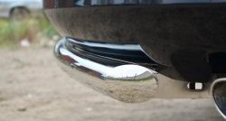 13 549 р. Одинарная защита заднего бампера из трубы диаметром 63 мм SLITKOFF Toyota Venza GV10 рестайлинг (2012-2016)  с доставкой в г. Вологда. Увеличить фотографию 3