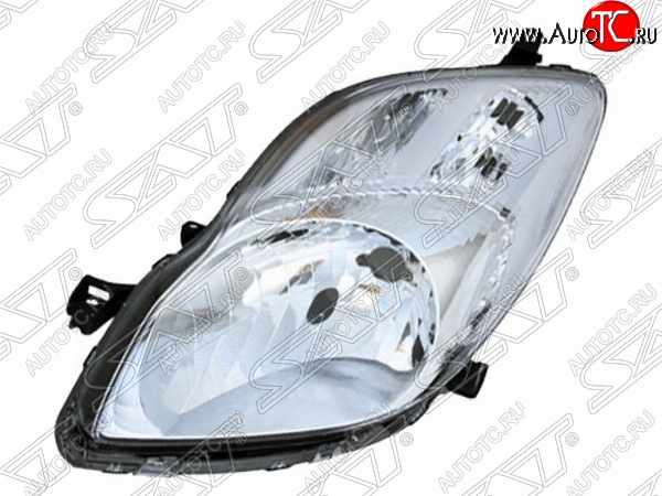 6 999 р. Левая фара передняя SAT (евросвет) Toyota Vitz XP90 хэтчбэк 5 дв. дорестайлинг (2005-2007)  с доставкой в г. Вологда