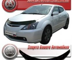 1 899 р. Дефлектор капота CA-Plastic Toyota Will Vs XE120 (2001-2004) (серия Classic черный, Без надписи)  с доставкой в г. Вологда. Увеличить фотографию 2