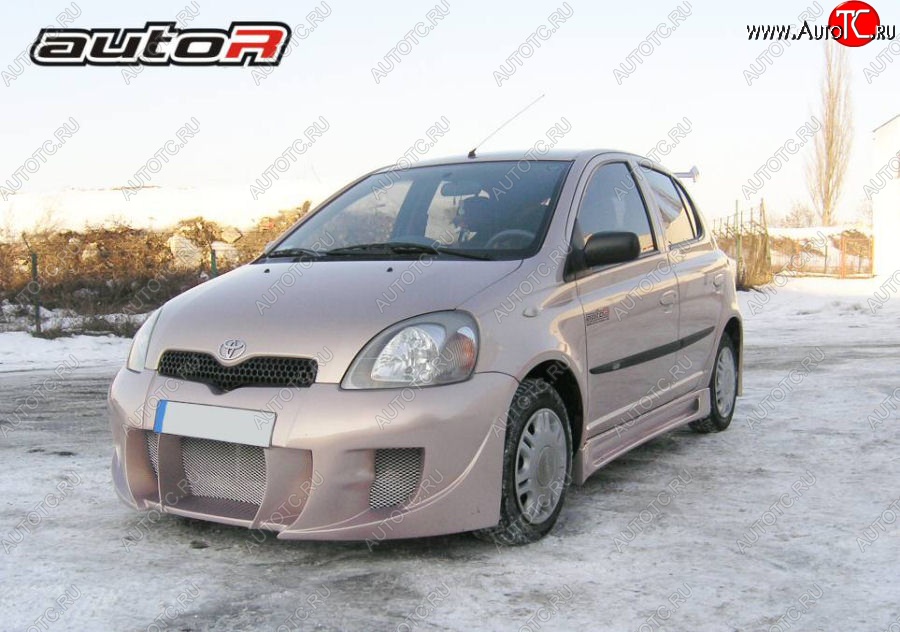 24 999 р. Передний бампер EVO Toyota Yaris XP10 хэтчбэк 5 дв. (1999-2005)  с доставкой в г. Вологда