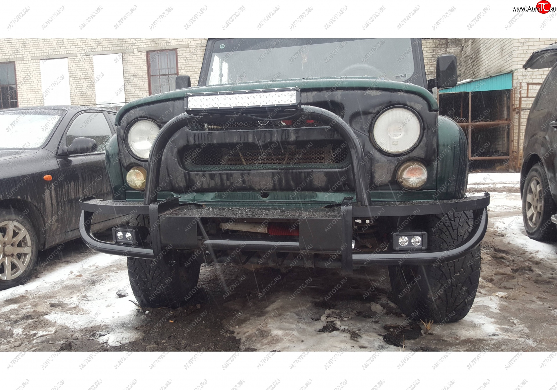 22 699 р. Бампер передний БРАКОНЬЕР-МИНИ Уаз 469 (1972-2011)  с доставкой в г. Вологда