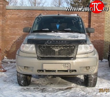 999 р. Дефлектор капота Russtal Уаз Патриот 3163 5 дв. дорестайлинг (2005-2013)  с доставкой в г. Вологда