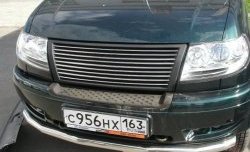 11 699 р. Решётка радиатора Премиум  Уаз Патриот  3163 5 дв. (2005-2013) дорестайлинг (Неокрашенная)  с доставкой в г. Вологда. Увеличить фотографию 11