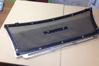 12 499 р. Решетка радиатора CrTuning Уаз Патриот 23632 дорестайлинг пикап (2008-2014) (Сетка черная, С надписью PATRIOT, Неокрашенная)  с доставкой в г. Вологда. Увеличить фотографию 5