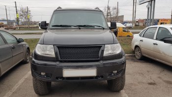 5 399 р. Решетка радиатора Ralex Зима-Лето  Уаз Патриот  3163 5 дв. (2005-2013) дорестайлинг (Окрашенная)  с доставкой в г. Вологда. Увеличить фотографию 15