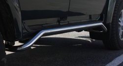 8 499 р. Защита порогов из круглой трубы диаметром 51 мм Petroil Tuning Уаз Патриот 3163 5 дв. дорестайлинг (2005-2013)  с доставкой в г. Вологда. Увеличить фотографию 2