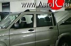 8 999 р. Рейлинги на автомобиль Ralex Tuning  Уаз Патриот  23632 (2008-2025) дорестайлинг пикап, 1 рестайлинг пикап, 2-ой рестайлинг пикап  с доставкой в г. Вологда. Увеличить фотографию 2