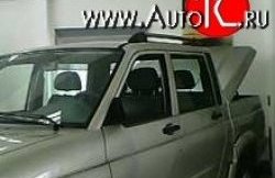 8 999 р. Рейлинги на автомобиль Ralex Tuning  Уаз Патриот  23632 (2008-2025) дорестайлинг пикап, 1 рестайлинг пикап, 2-ой рестайлинг пикап  с доставкой в г. Вологда. Увеличить фотографию 3