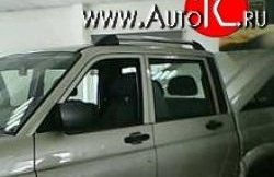 8 999 р. Рейлинги на автомобиль Ralex Tuning  Уаз Патриот  23632 (2008-2025) дорестайлинг пикап, 1 рестайлинг пикап, 2-ой рестайлинг пикап  с доставкой в г. Вологда. Увеличить фотографию 4