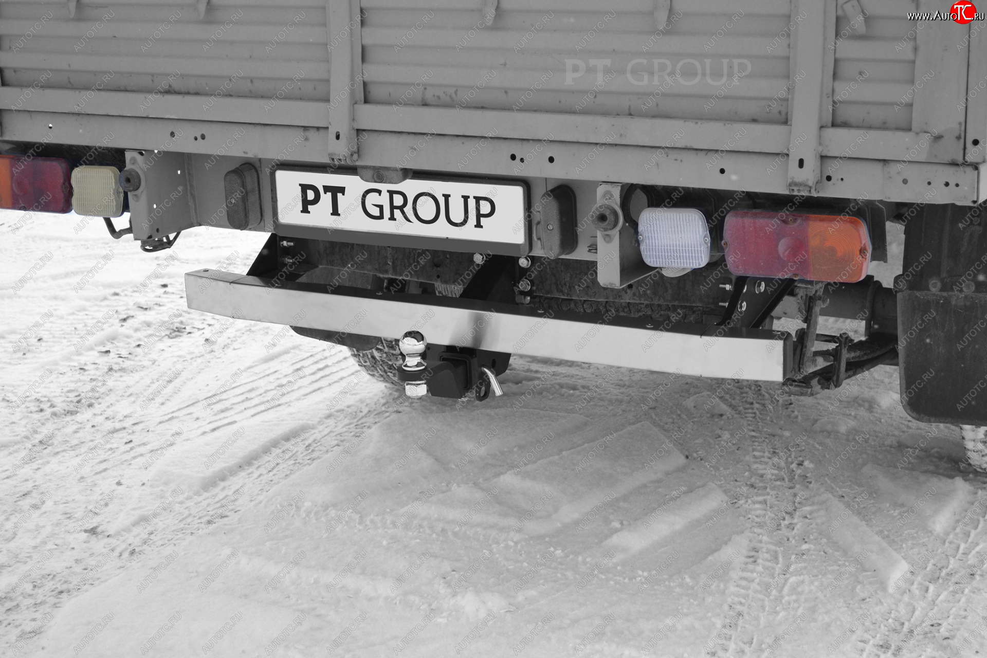 20 199 р. Фаркоп PT GROUP /съемный квадрат/ с НЕРЖ накладкой UAZ Pickup 2008- / UAZ Profi 2017- (стандартн.) Уаз Профи 23602 бортовой грузовик 2 дв. (2017-2025)  с доставкой в г. Вологда