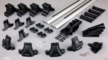 7 089 р. Универсальный багажник в сборе D-LUX 1   (с поперечинами аэро-классик LUX (длина 120 см))  с доставкой в г. Вологда. Увеличить фотографию 3
