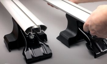 7 089 р. Универсальный багажник в сборе D-LUX 1   (с поперечинами аэро-классик LUX (длина 130 см))  с доставкой в г. Вологда. Увеличить фотографию 3
